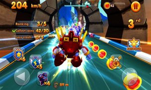 Toon Car Transform Racing Game screenshot 1