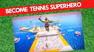 Tennis Superhero Battle screenshot 2