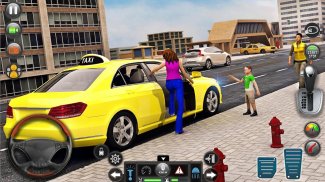 Modern City Taxi Simulator  3D screenshot 3