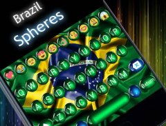 Brazil Spheres Emoji Keyboard screenshot 2