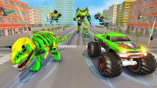 Dino Robot Transform Bike Game screenshot 4