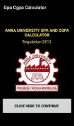 Cgpa Gpa Calculator Anna University screenshot 0