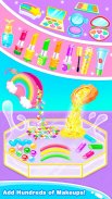 Rainbow Makeup Kit Slime –Unicorn Slime DIY Games screenshot 1