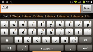 Italian Keyboard Plugin screenshot 0