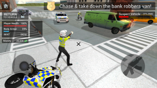 Police Car Driving Motorbike screenshot 8