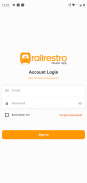 RailRestro - Vendor App screenshot 1