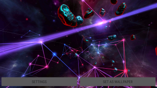 Sci_Fi Particle Plexus 3D Live Wallpaper screenshot 2