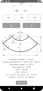 Flat pattern cone calculator screenshot 4