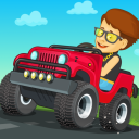 Free car game for kids and toddlers - Fun racing Icon