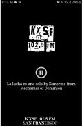 KXSF 102.5 FM screenshot 1