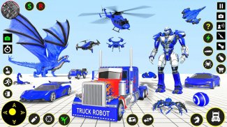 Robot Feu Combattant Porter secours un camion screenshot 2