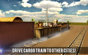 Wild Animais Transport Trem 3D screenshot 9