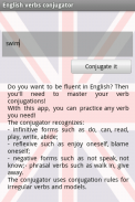 Conjugueur de verbes anglais screenshot 3