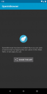 OpenInBrowser - Share to open a browser screenshot 1