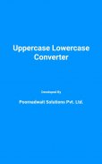 Uppercase Lowercase Converter screenshot 3