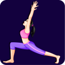 Yoga poses for stress relief: Stretching exercises Icon