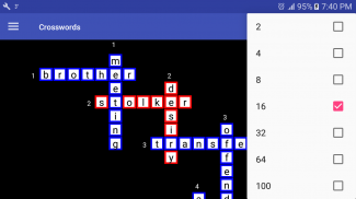 Crosswords screenshot 1
