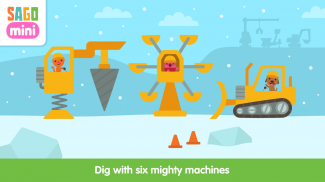 Camiões e escavadoras de Natal Sago Mini screenshot 4