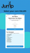 Jump Values App screenshot 2
