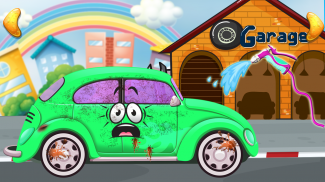 Kids Car Wash Bus Service Game screenshot 7