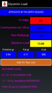 Index et la charge glycém Lite screenshot 7