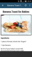Baby Led Weaning Food Ideas screenshot 1