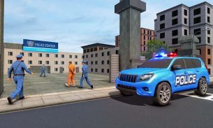 US Police Hummer Car Quad Bike Police Chase Game screenshot 2
