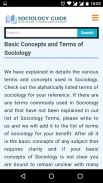 Sociology Guide screenshot 1