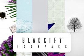 Blackify Icon Pack screenshot 1