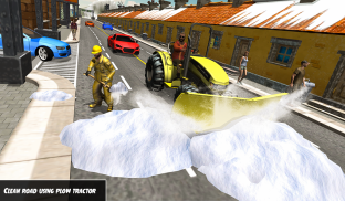 Heavy Snow Plow Clean Road Simulator 3D screenshot 8