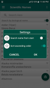 Scientific names (Binomial) screenshot 3