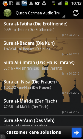 Quran German Translation Mp3 10 Download Apk For Android - 