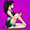 Yoga for fitness & workout app icon