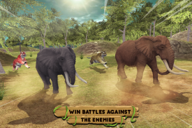 Elephant Simulator: Wild Animal Family Games screenshot 13