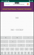 Actual Dual Roman Numeral Calculator screenshot 5
