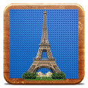 Eiffel Tower in bricks