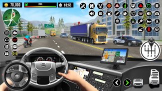 公共汽车 驾驶 学校 公共汽车 游戏 教练 停车处 模拟器 screenshot 3