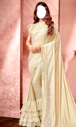 Women Ruffle Saree Photo Suit screenshot 7