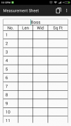 Granite Measurement Sheet screenshot 0