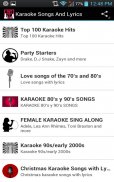 Karaoke Songs und Texte screenshot 6