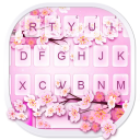 Pink Spring Blossom Keyboard Theme