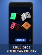 Dice rolling - 3D dice roller screenshot 2