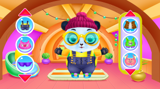 Cute Panda Caring and Dressup screenshot 3