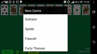 trò chơi solitaire gói screenshot 11