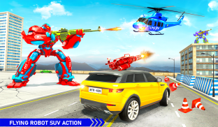 Panda Robot SUV Car Game screenshot 2