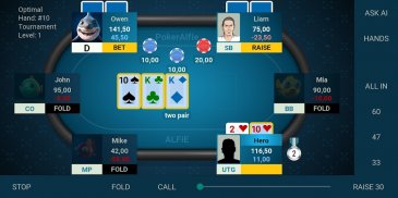 Offline Poker with AI PokerAlfie - Pro Poker screenshot 4