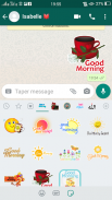 Good Morning & good Night stickers - WAStickerApps screenshot 6