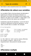 Cours Python screenshot 0