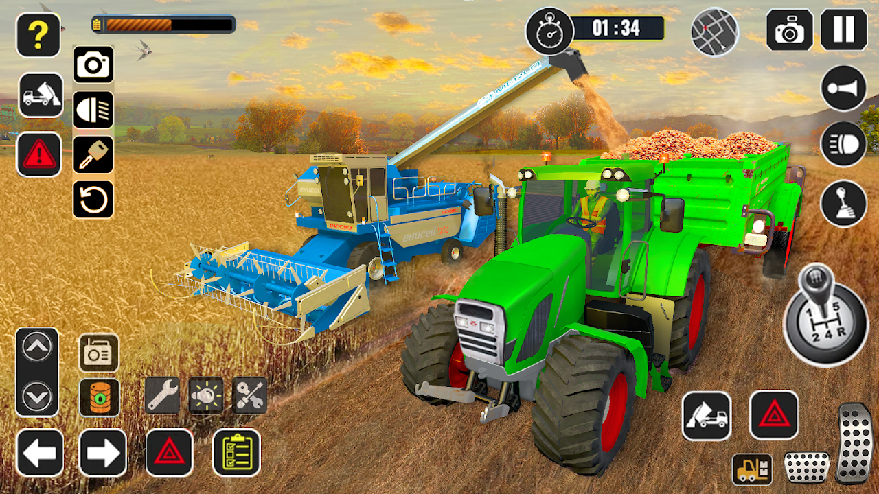 Download do APK de Real Tractor Farming Simulator 18 Harvesting Game para  Android