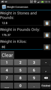 Weight Conversion screenshot 2